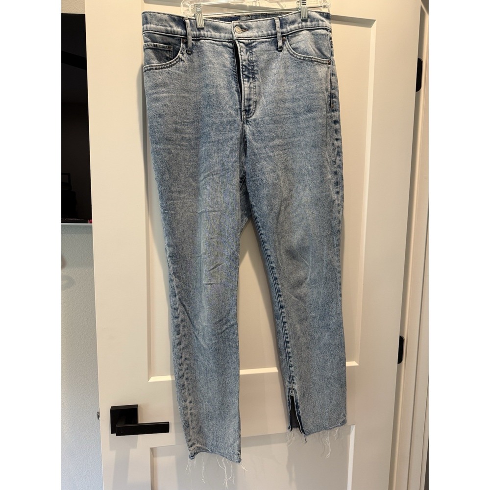 SOLD - Express Women's High-Rise Skinny Light Wash Blue Stretch Denim